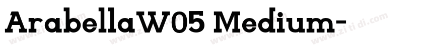 ArabellaW05 Medium字体转换